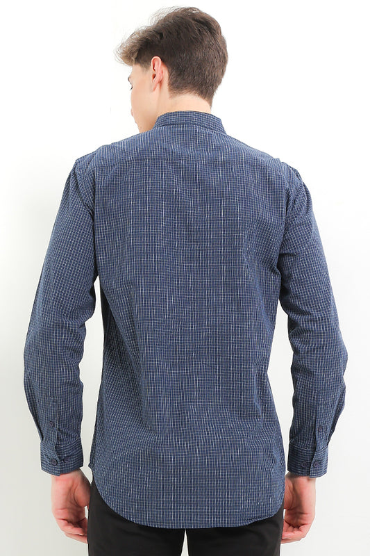 Cardinal Kemeja Lengan Panjang Slim Fit Pria E0180J02H