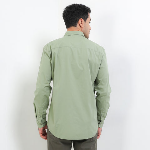 Cardinal Kemeja Lengan Panjang Slim Fit Pria E0183J06A