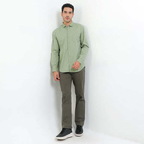 Cardinal Kemeja Lengan Panjang Slim Fit Pria E0183J06A