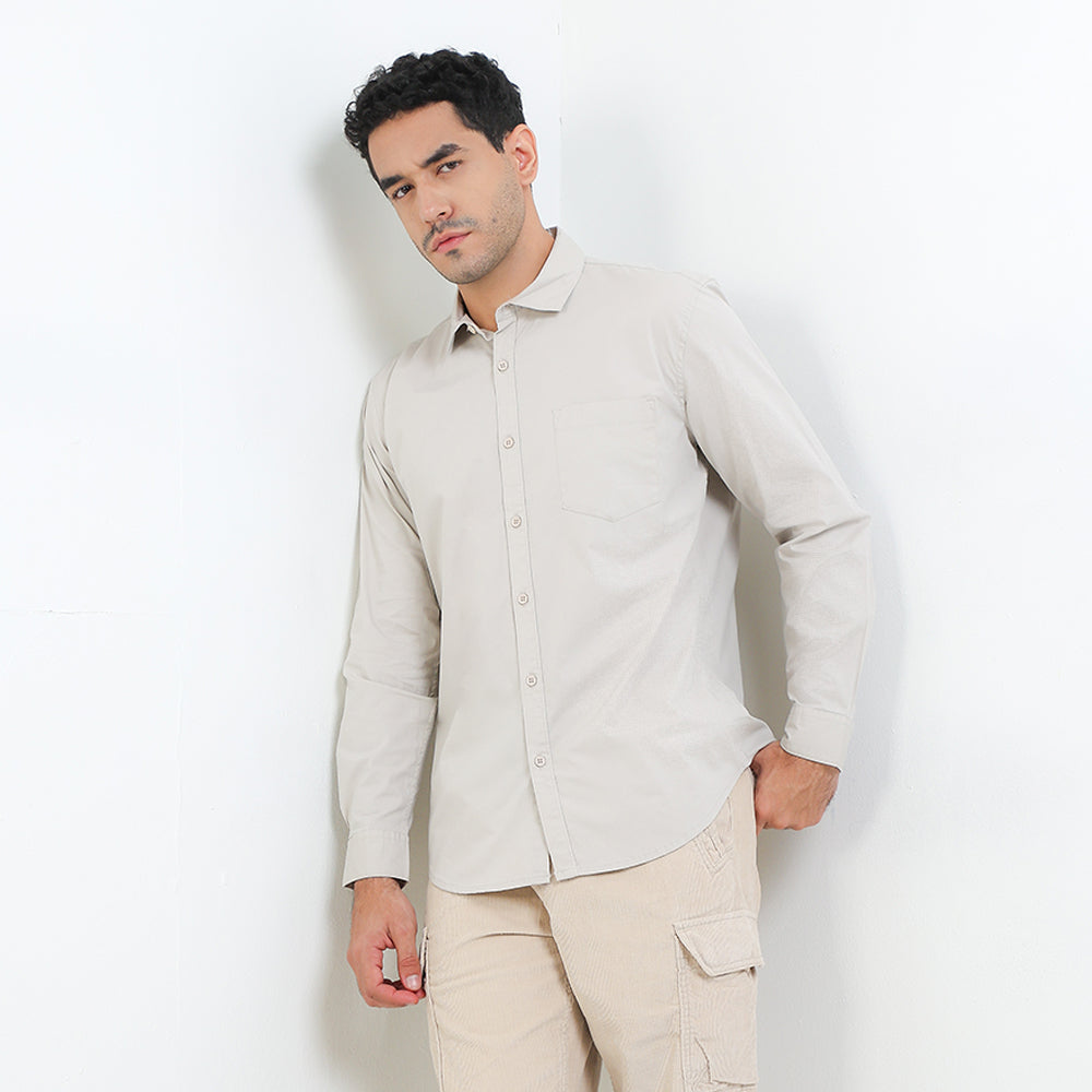 Cardinal Kemeja Lengan Panjang Slim Fit Pria E0184J05A