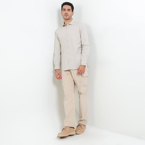 Cardinal Kemeja Lengan Panjang Slim Fit Pria E0184J05A