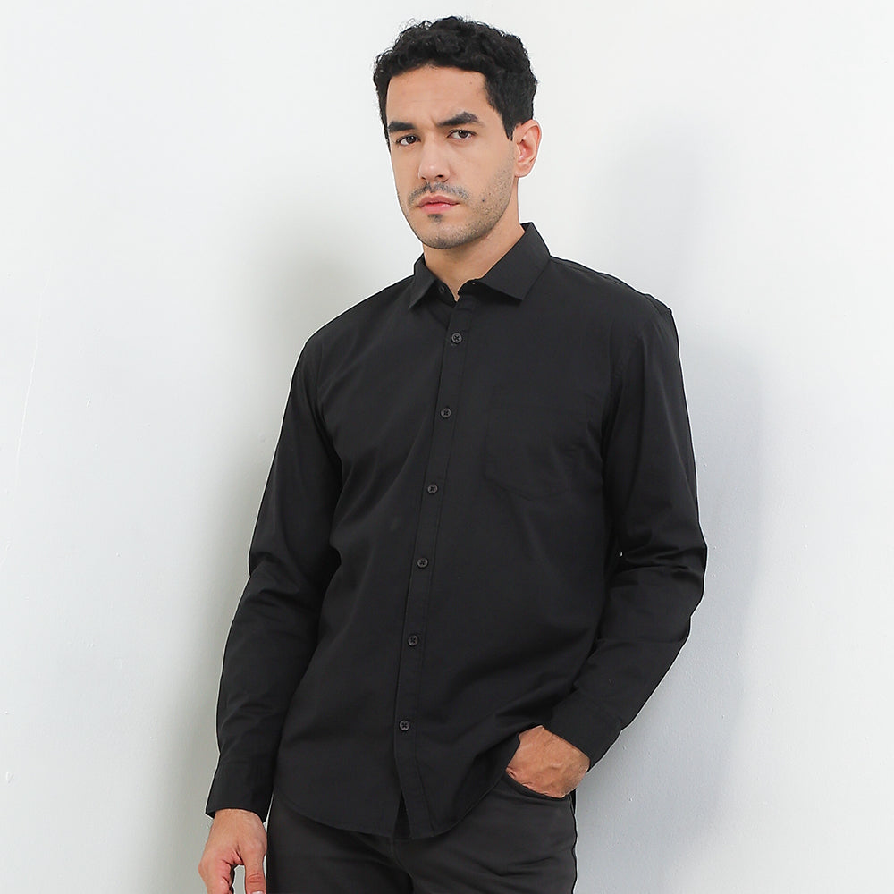 Cardinal Kemeja Lengan Panjang Slim Fit Pria E0185J01A