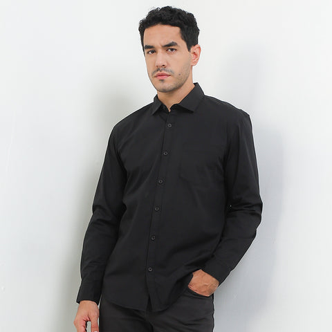 Cardinal Kemeja Lengan Panjang Slim Fit Pria E0185J01A