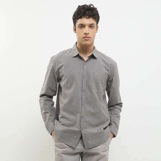 Cardinal Kemeja Lengan Panjang Slim Fit Pria E0187J04B