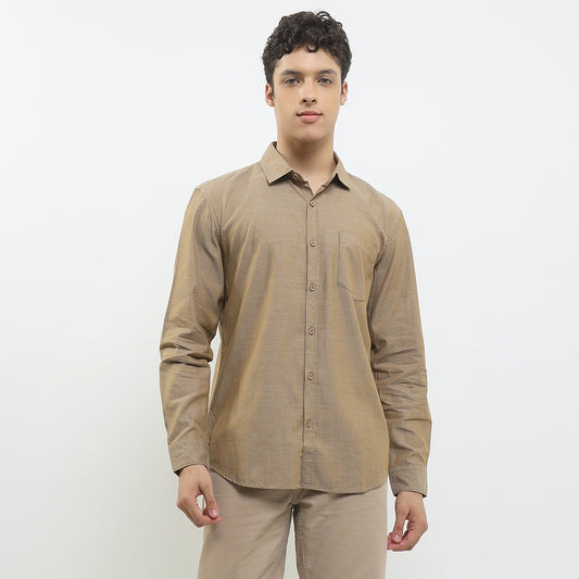 Cardinal Kemeja Lengan Panjang Slim Fit Pria E0188J03B