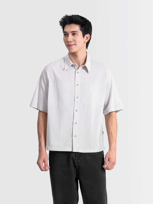 Cardinal Kemeja Lengan Pendek Boxy Pria E0003P08A