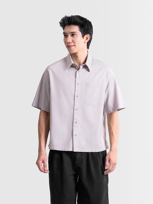 Cardinal Kemeja Lengan Pendek Boxy Pria E0004P03A
