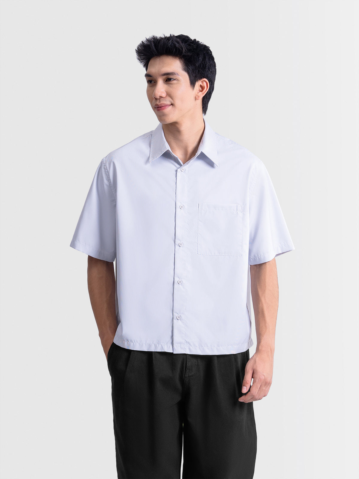 Cardinal Kemeja Lengan Pendek Boxy Pria E0008P08D