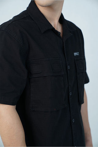 Cardinal Kemeja Lengan Pendek Boxy Pria Big Size EL002O01F