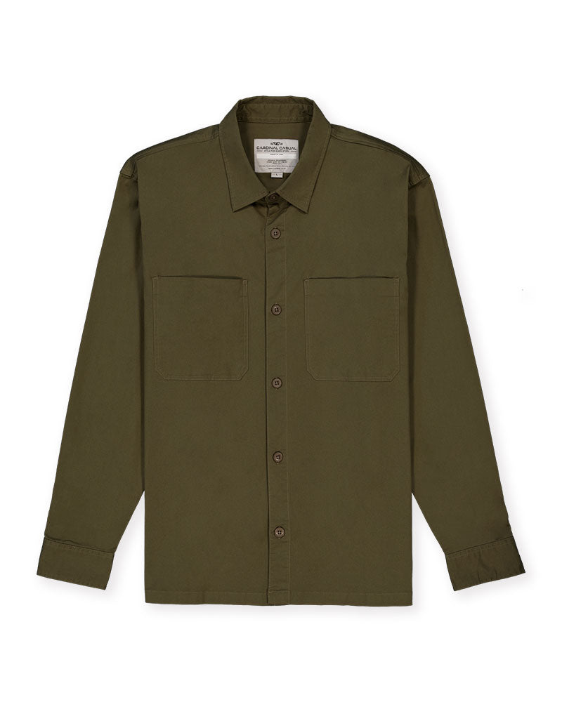 Cardinal Kemeja Lengan Panjang Overshirt Pria E0003J06E