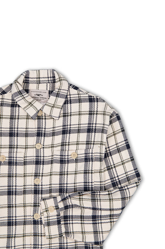 Cardinal Kemeja Lengan Panjang Overshirt Pria E0005J08A