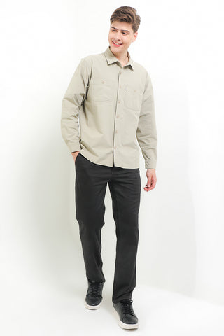 Cardinal Kemeja Lengan Panjang Overshirt Pria E0008J04H