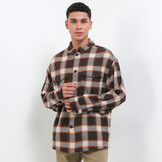 Cardinal Kemeja Lengan Panjang Overshirt Pria E0012J03C