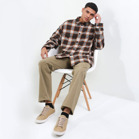 Cardinal Kemeja Lengan Panjang Overshirt Pria E0012J03C