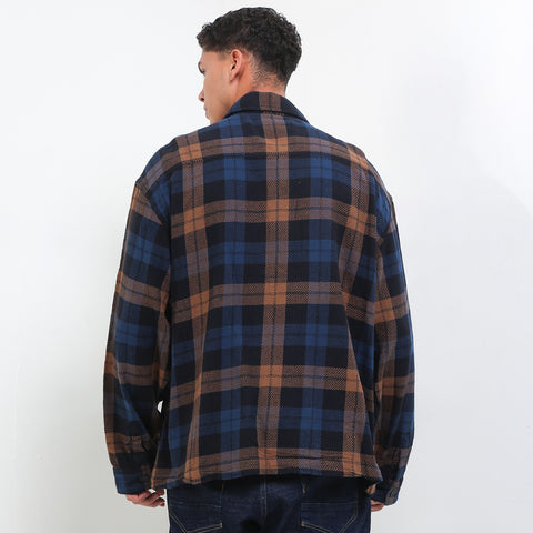 Cardinal Kemeja Lengan Panjang Overshirt Pria E0013J02H