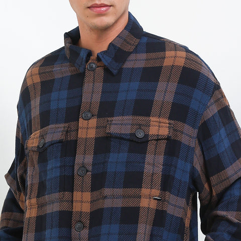Cardinal Kemeja Lengan Panjang Overshirt Pria E0013J02H