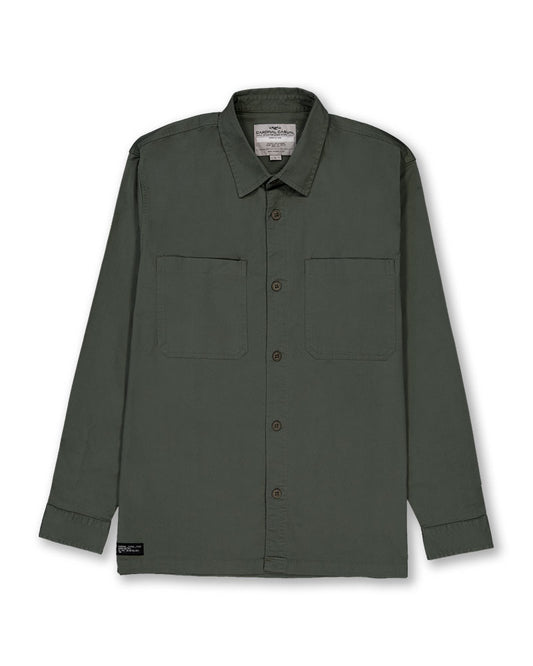 Cardinal Kemeja Lengan Panjang Overshirt Pria E0014J06G