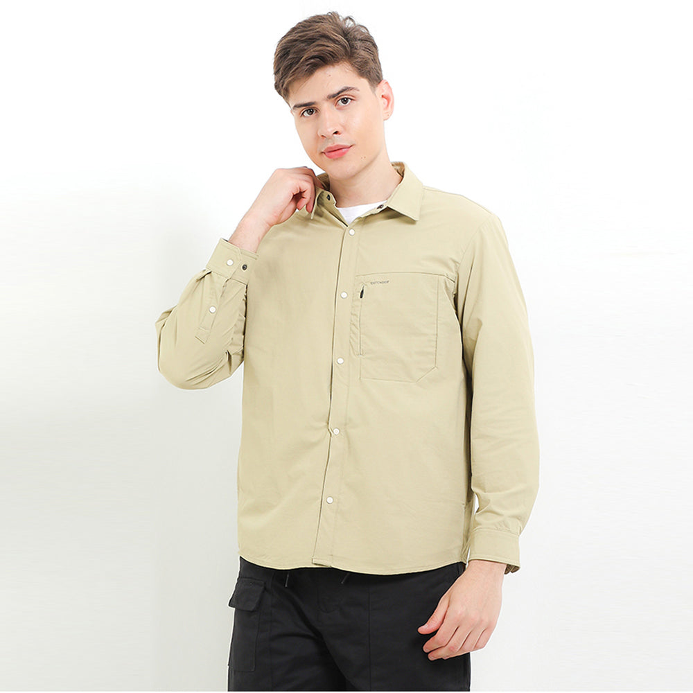 Cardinal Kemeja Lengan Panjang Overshirt Pria ED002J12B