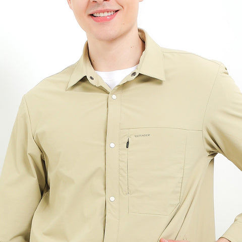 Cardinal Kemeja Lengan Panjang Overshirt Pria ED002J12B