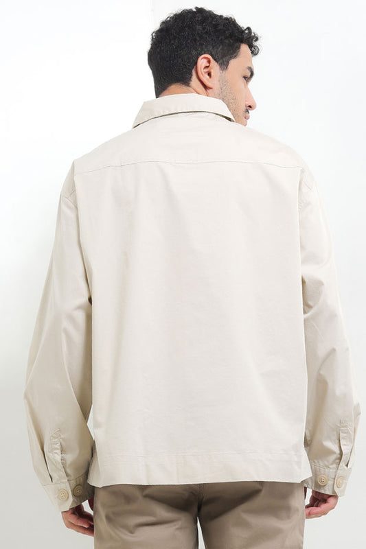 Cardinal Kemeja Lengan Panjang Overshirt Pria Big Size EL001N05C