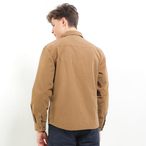 Cardinal Kemeja Lengan Panjang Overshirt Pria EL004J03B