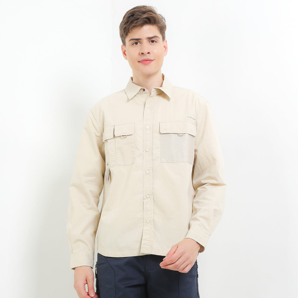 Cardinal Kemeja Lengan Panjang Overshirt Pria EL005J05A