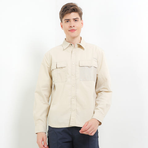 Cardinal Kemeja Lengan Panjang Overshirt Pria EL005J05A