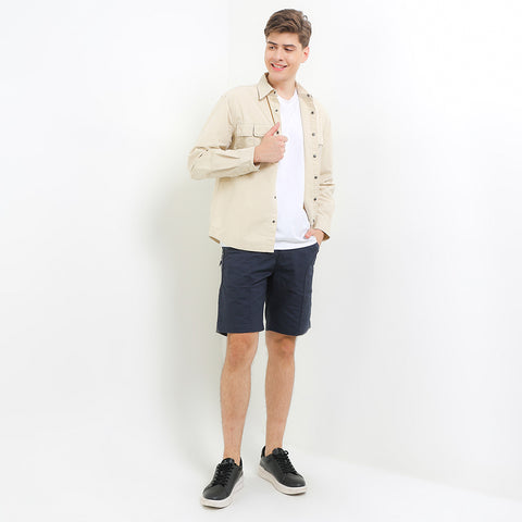 Cardinal Kemeja Lengan Panjang Overshirt Pria EL005J05A