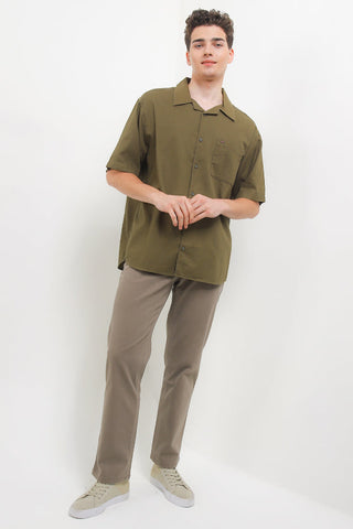 Cardinal Kemeja Lengan Pendek Oversize Pria E0003P06F