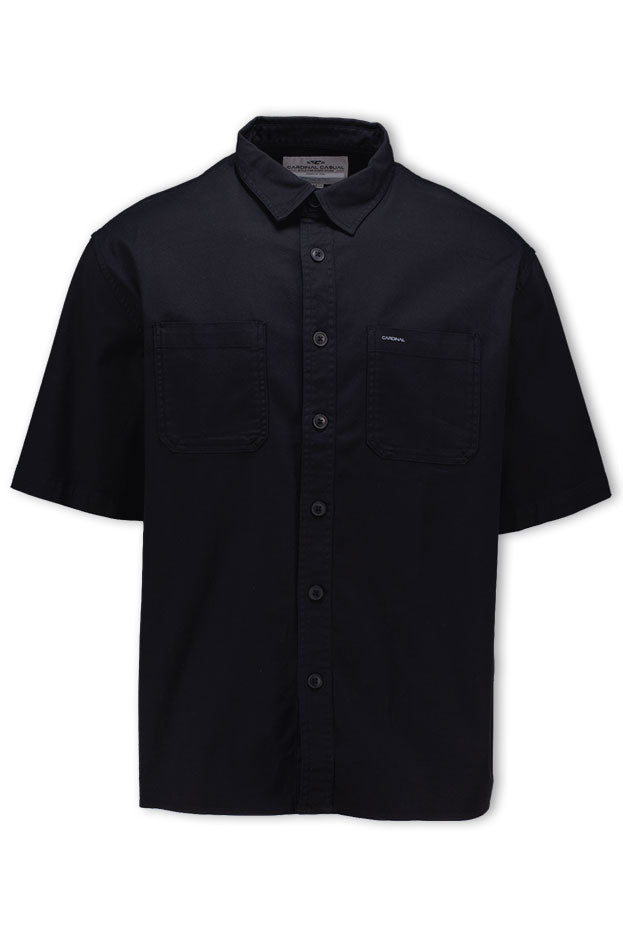 Cardinal Kemeja Lengan Pendek Oversize Pria E0009P01A