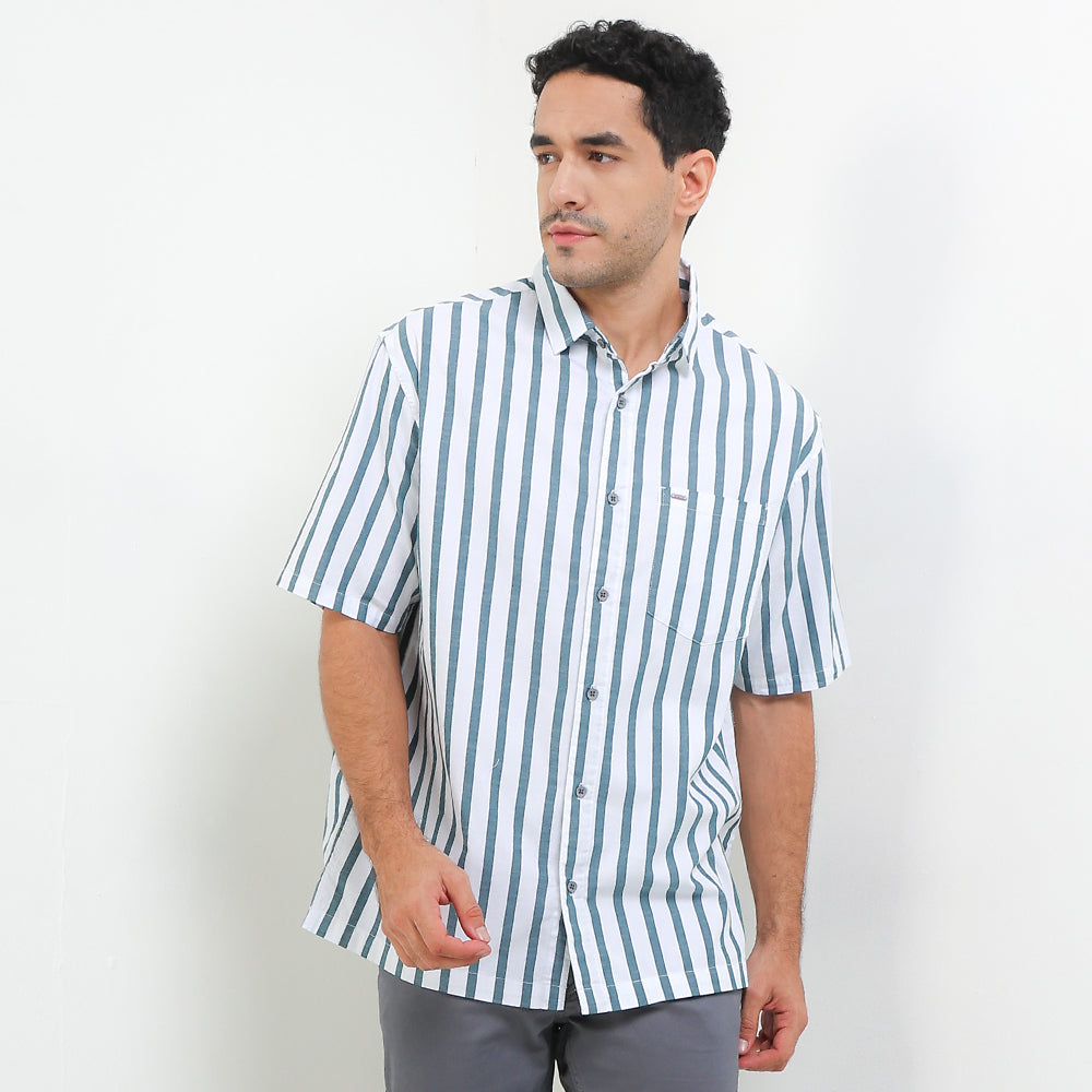Cardinal Kemeja Lengan Pendek Oversize Pria E0014P08C