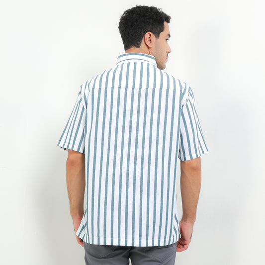 Cardinal Kemeja Lengan Pendek Oversize Pria E0014P08C