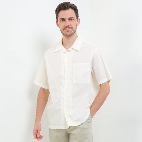 Cardinal Kemeja Lengan Pendek Oversize Pria E0017P08D