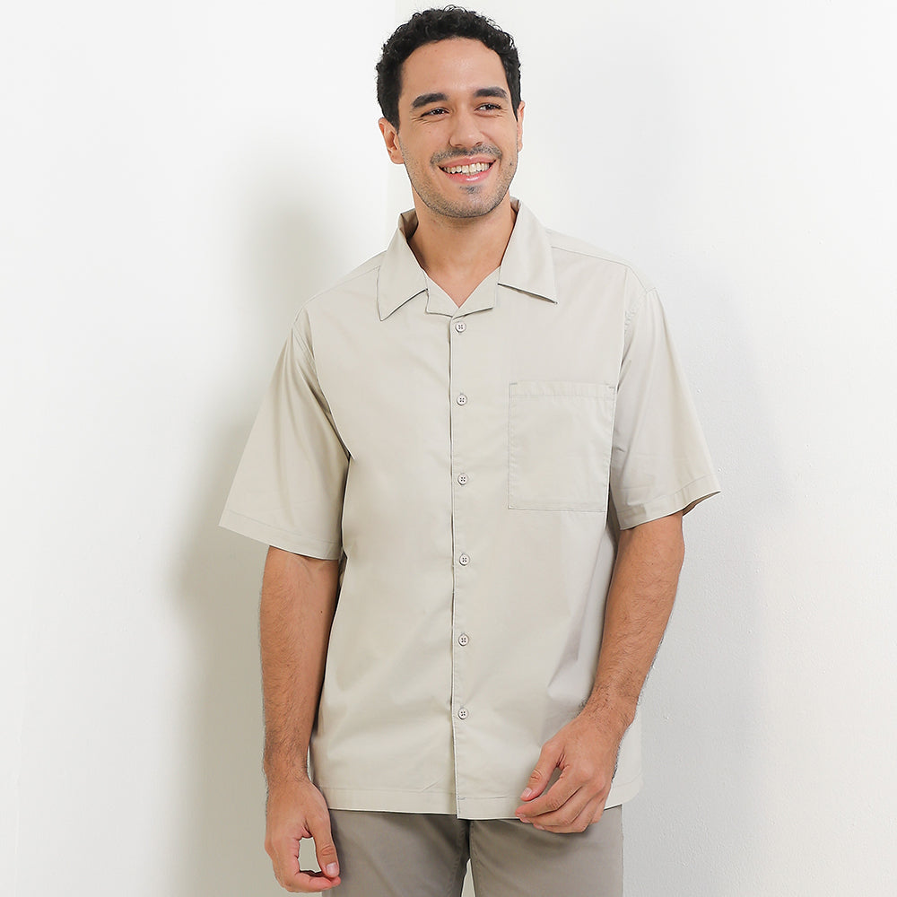 Cardinal Kemeja Lengan Pendek Oversize Pria E0018P06A