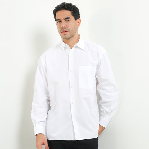 Cardinal Kemeja Lengan Panjang Oversize Pria E0019J08A