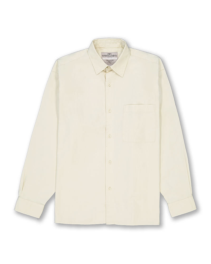 Cardinal Kemeja Lengan Panjang Oversize Pria E0020J05A