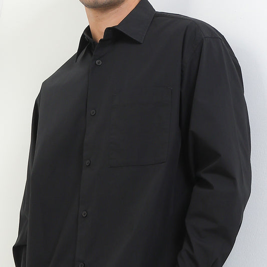 Cardinal Kemeja Lengan Panjang Oversize Pria E0021J01A