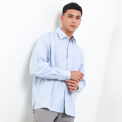 Cardinal Kemeja Lengan Panjang Oversize Pria E0022J02B
