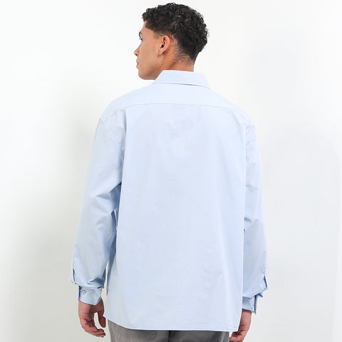 Cardinal Kemeja Lengan Panjang Oversize Pria E0022J02B