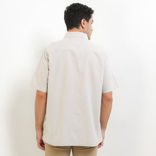 Cardinal Kemeja Lengan Pendek Oversize Pria E0035P05B