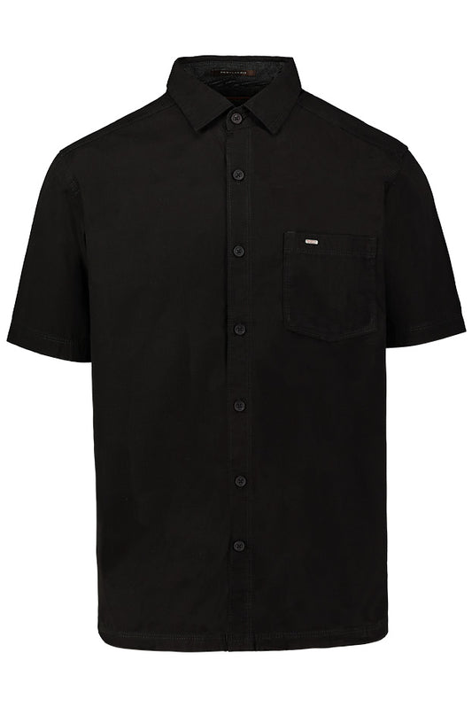 CARDINAL CASUAL KEMEJA COLOR BASED (HITAM)