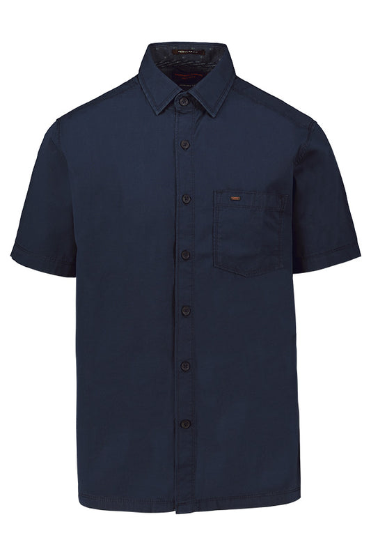 CARDINAL CASUAL KEMEJA COLOR BASED BIG SIZE (NAVY)