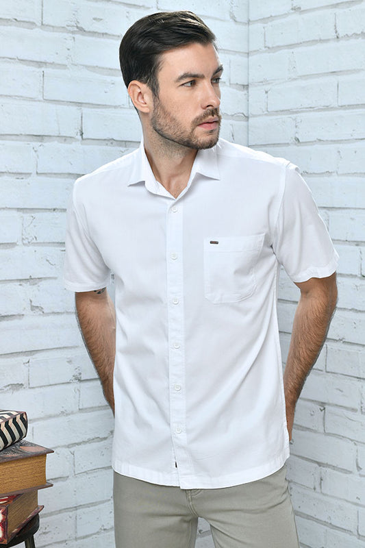 CARDINAL CASUAL KEMEJA COLOR BASED (PUTIH)