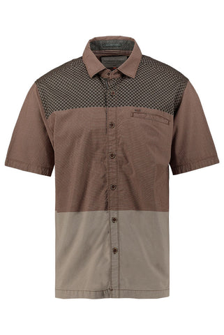 CARDINAL CASUAL KEMEJA TANGAN PENDEK 3 (COKLAT)