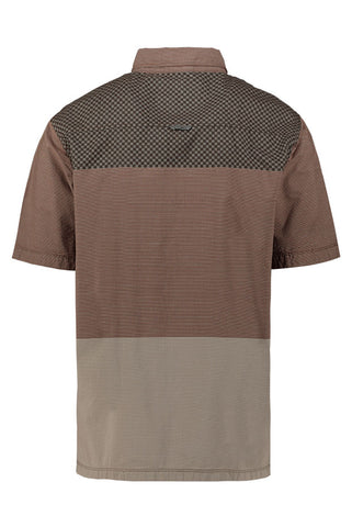 CARDINAL CASUAL KEMEJA TANGAN PENDEK 3 (COKLAT)