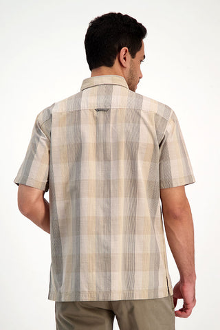 Kemeja Pria Regular Lengan Pendek Cardinal E1092P03A