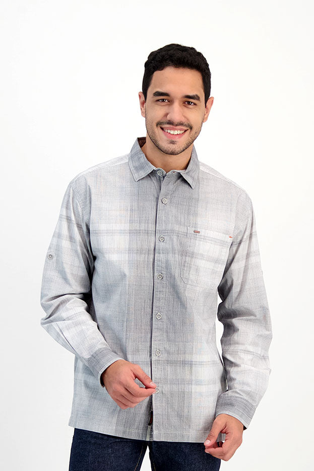 Kemeja Pria Regular Lengan Panjang Cardinal E1178J04H