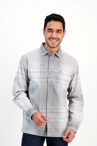 Kemeja Pria Regular Lengan Panjang Cardinal E1178J04H