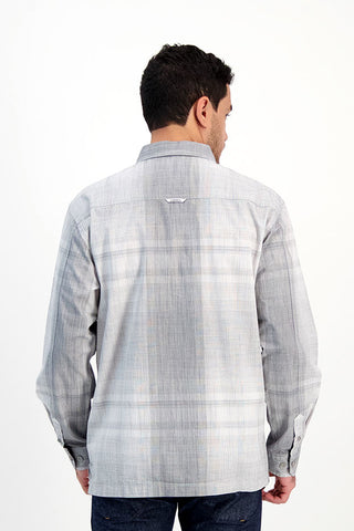 Kemeja Pria Regular Lengan Panjang Cardinal E1178J04H