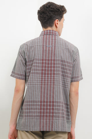 Cardinal Kemeja Lengan Pendek Pria E1590P11F
